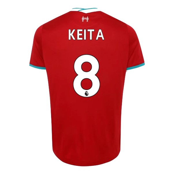 Camiseta Liverpool NO.8 Keita Primera equipo 2020-2021 Rojo